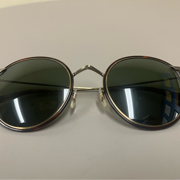 Oliver Peoples Red and Gold Sunglasses - Picture 4 of 13